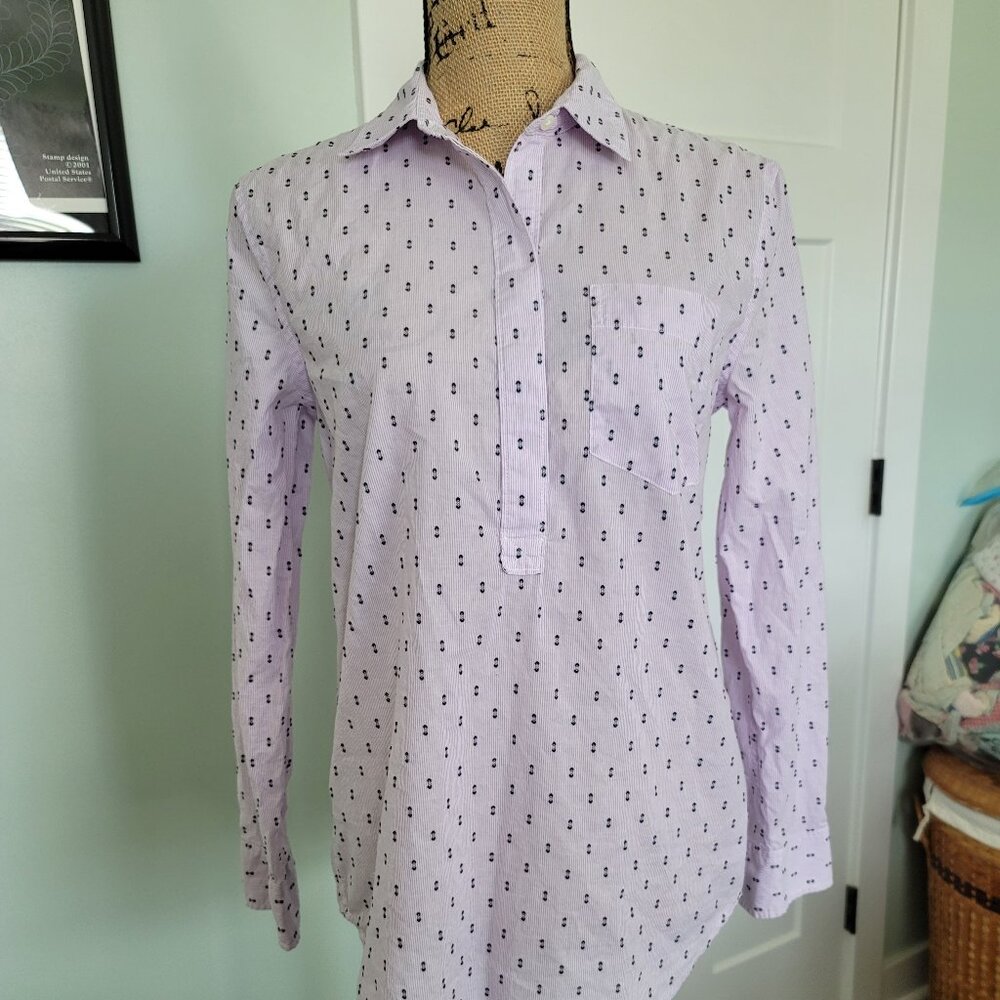 Gap Shirt Top Blouse Size XS Women's Purple